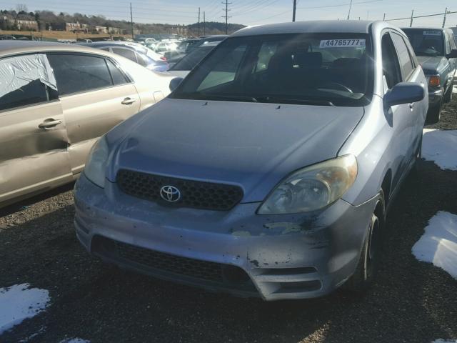 2T1KR32E73C090279 - 2003 TOYOTA MATRIX BLUE photo 9