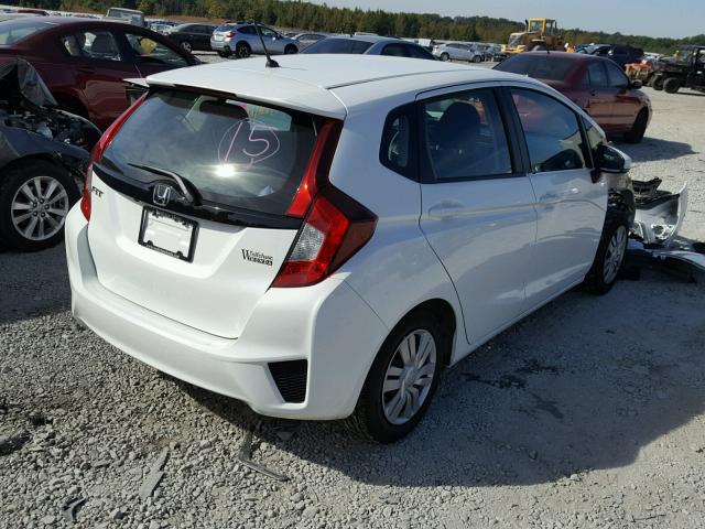 3HGGK5H54HM710762 - 2017 HONDA FIT LX WHITE photo 4