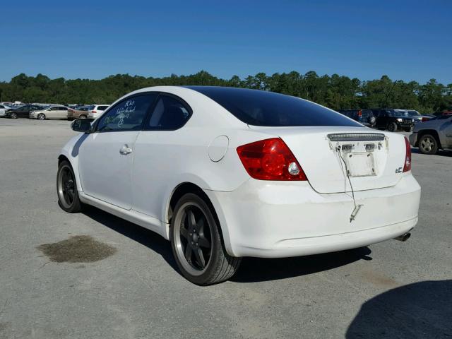 JTKDE177750043441 - 2005 TOYOTA SCION TC WHITE photo 3