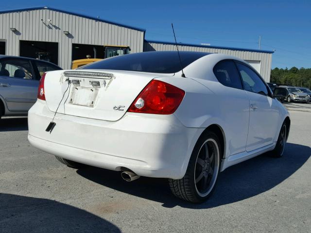 JTKDE177750043441 - 2005 TOYOTA SCION TC WHITE photo 4