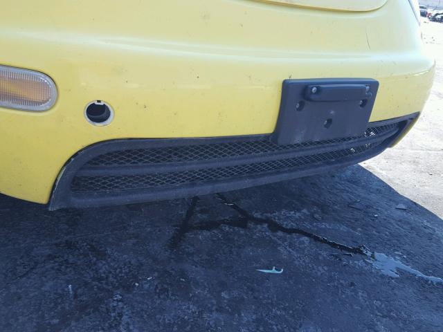 3VWCB21C11M468911 - 2001 VOLKSWAGEN NEW BEETLE 黄色 照片 9