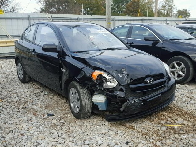 KMHCM3AC4AU162165 - 2010 HYUNDAI ACCENT BLACK photo 1