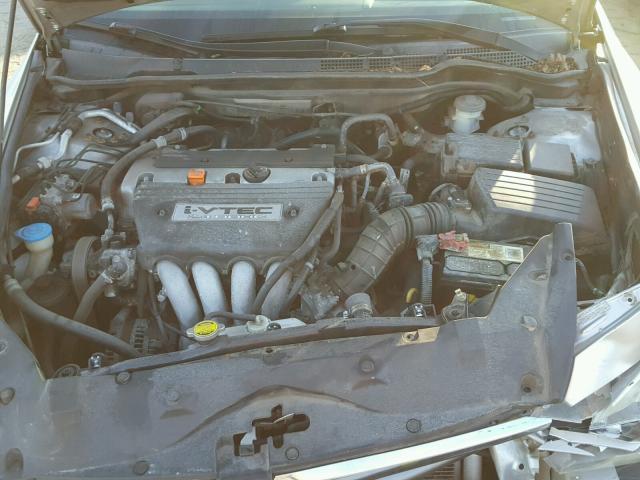 3HGCM56486G707264 - 2006 HONDA ACCORD LX SILVER photo 7