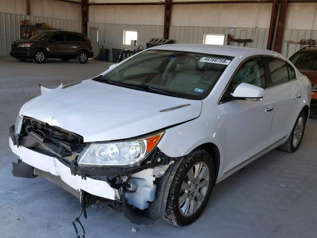 1G4GC5ER7CF315255 - 2012 BUICK LACROSSE WHITE photo 2