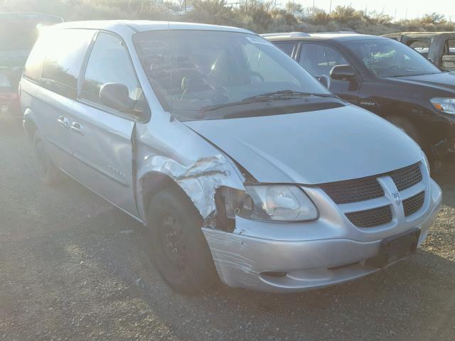 1B4GP45331B208915 - 2001 DODGE CARAVAN SP SILVER photo 1