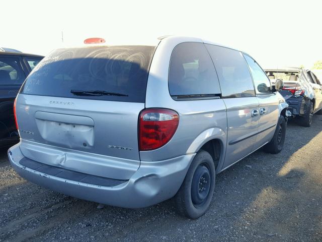 1B4GP45331B208915 - 2001 DODGE CARAVAN SP SILVER photo 4