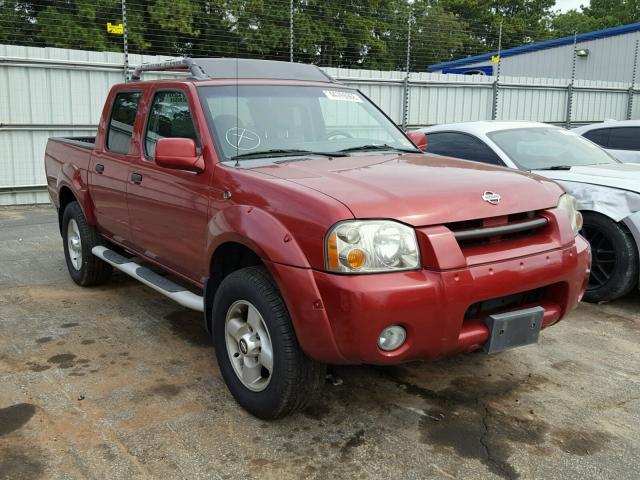 1N6ED27T71C357808 - 2001 NISSAN FRONTIER C RED photo 1
