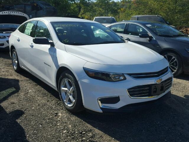 1G1ZB5ST0HF277285 - 2017 CHEVROLET MALIBU LS WHITE photo 1
