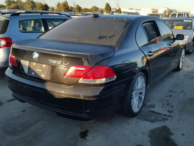 WBAHN83577DT65480 - 2007 BMW 750 BLACK photo 4