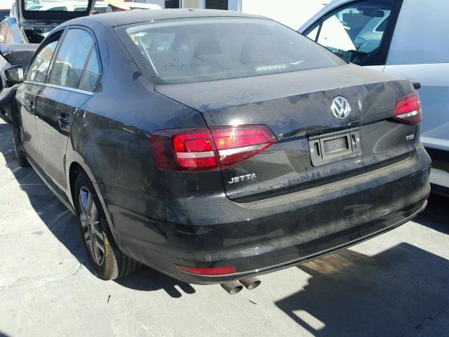 3VW2B7AJ4HM250947 - 2017 VOLKSWAGEN JETTA S 黑色 照片 3