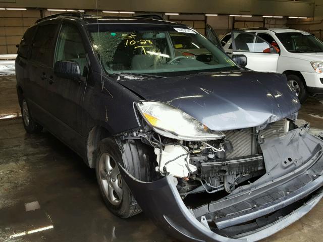 5TDZA23C86S499755 - 2006 TOYOTA SIENNA BLUE photo 1