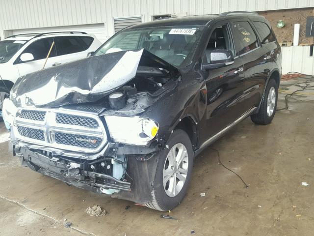 1C4RDHDGXDC660987 - 2013 DODGE DURANGO CR BLACK photo 2