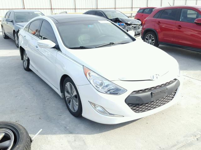 KMHEC4A46DA072662 - 2013 HYUNDAI SONATA HYB WHITE photo 1