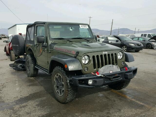 1C4BJWCG4FL599767 - 2015 JEEP WRANGLER GREEN photo 1