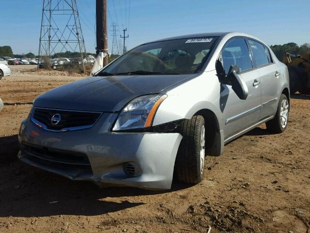 3N1AB6APXAL724413 - 2010 NISSAN SENTRA 2.0 SILVER photo 2