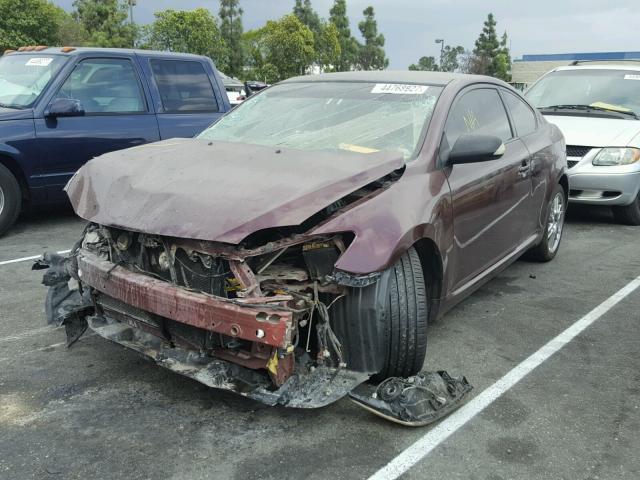 JTKDE177570178890 - 2007 TOYOTA SCION TC 勃艮第红 照片 2