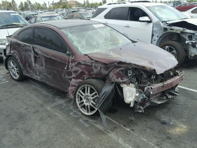 JTKDE177570178890 - 2007 TOYOTA SCION TC BURGUNDY photo 9