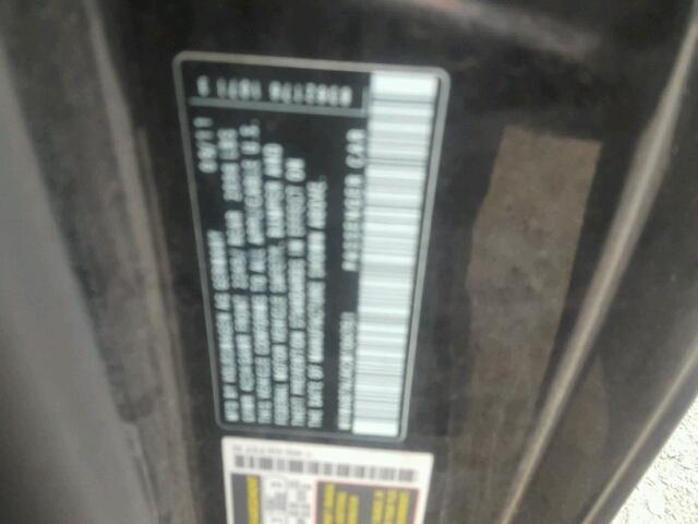 WVWAB7AJ4CW104751 - 2012 VOLKSWAGEN GOLF BLACK photo 10