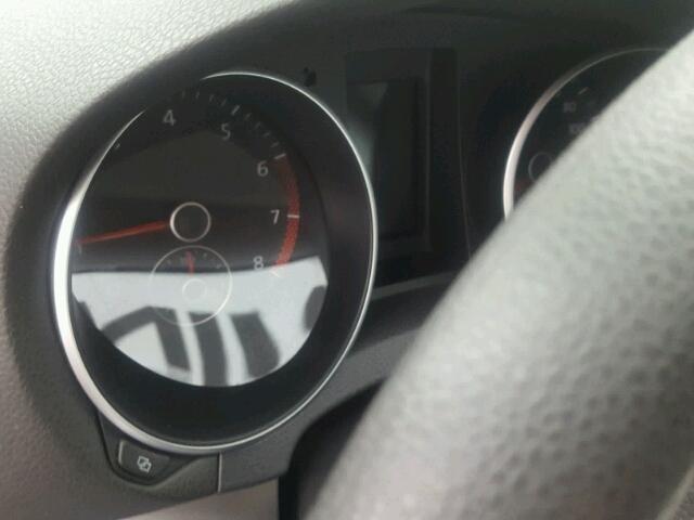 WVWAB7AJ4CW104751 - 2012 VOLKSWAGEN GOLF BLACK photo 8