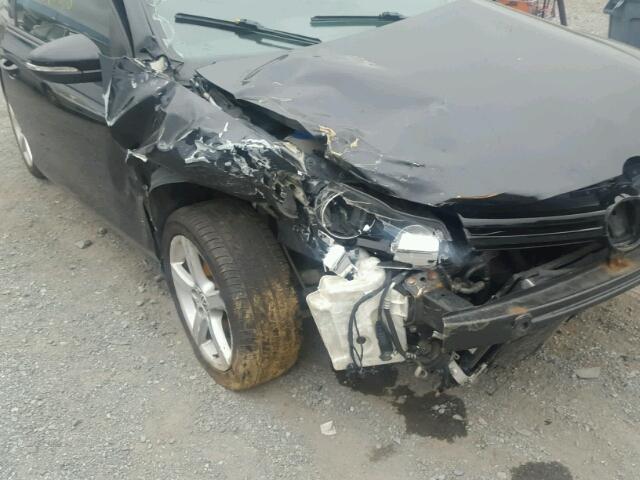 WVWAB7AJ4CW104751 - 2012 VOLKSWAGEN GOLF BLACK photo 9