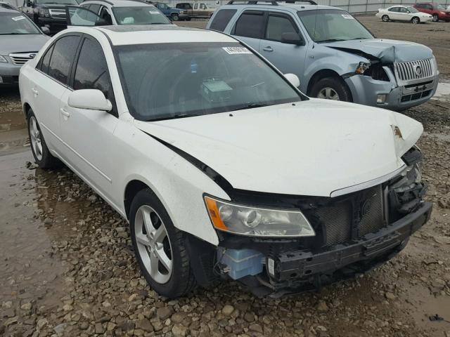 5NPET46C27H226494 - 2007 HYUNDAI SONATA GLS WHITE photo 1