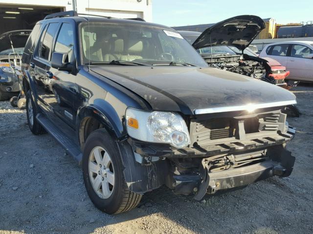 1FMEU73E18UB35188 - 2008 FORD EXPLORER BLACK photo 1