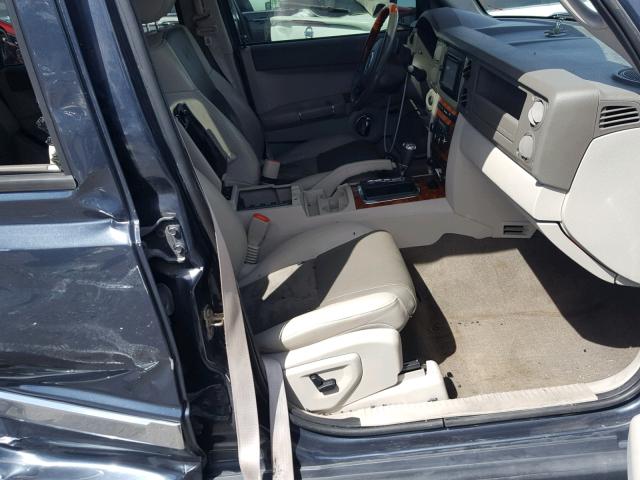 1J8HH68237C673564 - 2007 JEEP COMMANDER CHARCOAL photo 5