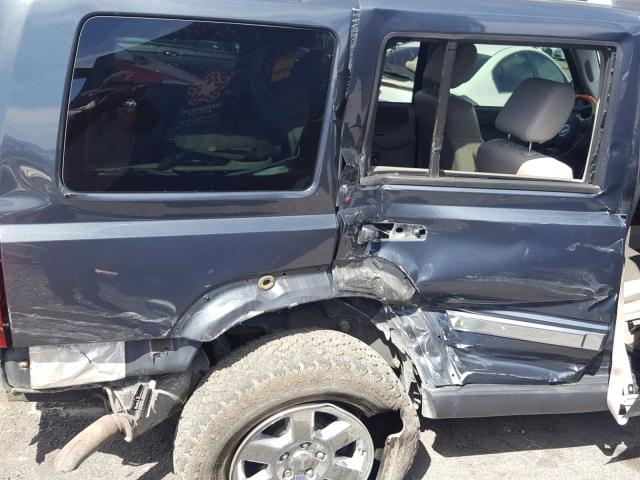 1J8HH68237C673564 - 2007 JEEP COMMANDER CHARCOAL photo 9