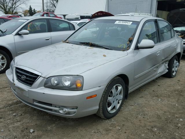 KMHDN46D86U298136 - 2006 HYUNDAI ELANTRA SILVER photo 2