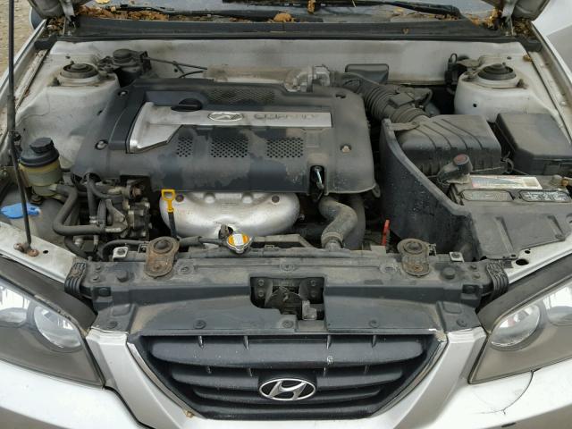 KMHDN46D86U298136 - 2006 HYUNDAI ELANTRA SILVER photo 7