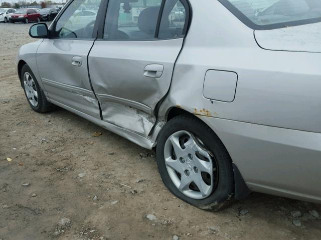 KMHDN46D86U298136 - 2006 HYUNDAI ELANTRA SILVER photo 9