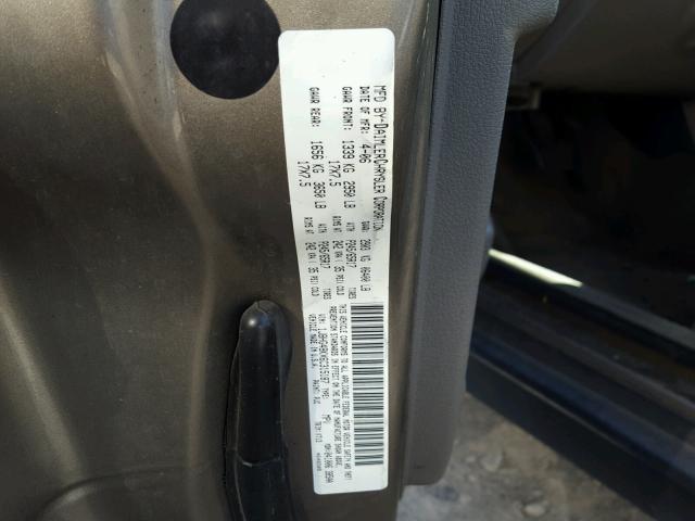 1J8HG48KX6C315187 - 2006 JEEP COMMANDER GOLD photo 10