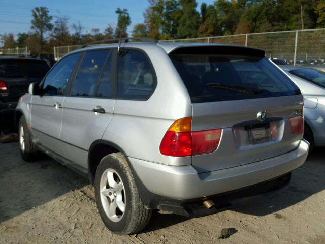 WBAFA53551LM78858 - 2001 BMW X5 3.0I SILVER photo 3