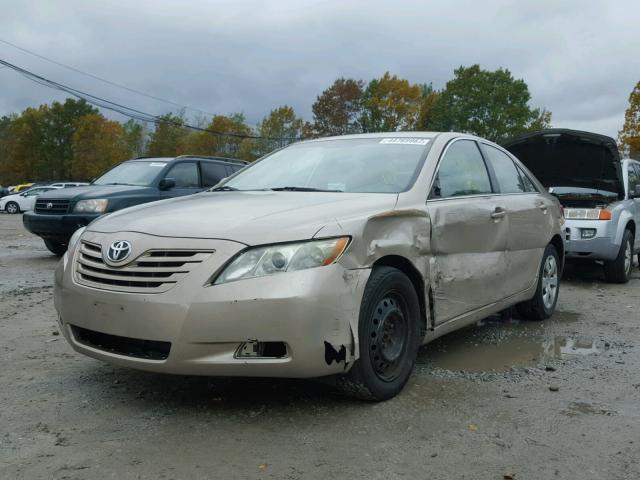 4T1BE46K37U663457 - 2007 TOYOTA CAMRY NEW GOLD photo 2