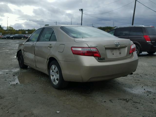 4T1BE46K37U663457 - 2007 TOYOTA CAMRY NEW GOLD photo 3