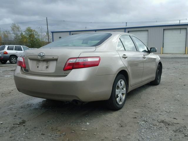 4T1BE46K37U663457 - 2007 TOYOTA CAMRY NEW GOLD photo 4