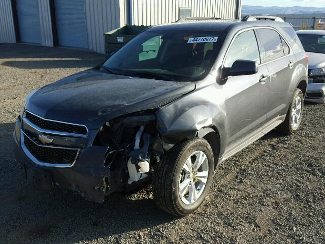 2CNFLEEW9A6275012 - 2010 CHEVROLET EQUINOX LT GRAY photo 2