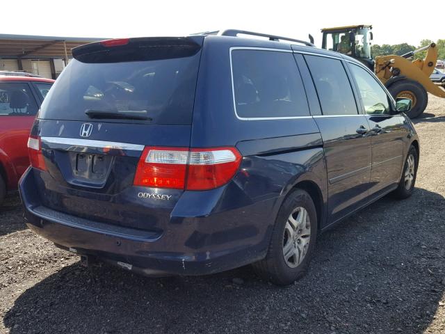 5FNRL38845B000845 - 2005 HONDA ODYSSEY TO BLUE photo 4