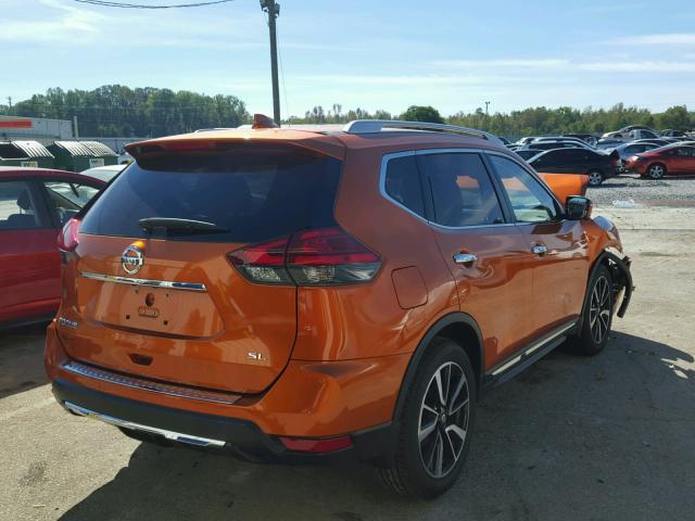 JN8AT2MT6HW143186 - 2017 NISSAN ROGUE S ORANGE photo 4