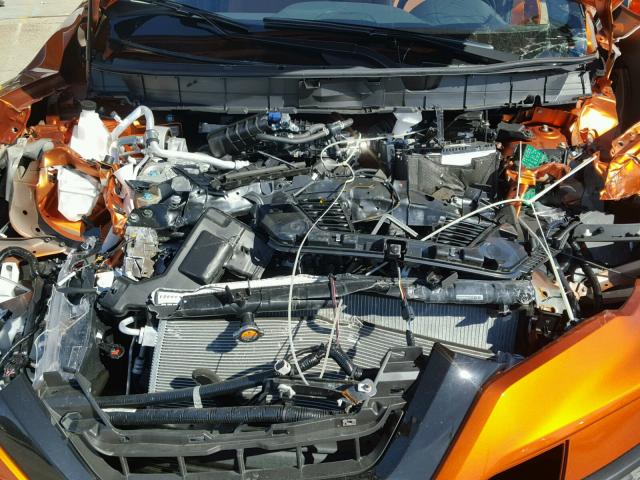 JN8AT2MT6HW143186 - 2017 NISSAN ROGUE S ORANGE photo 7