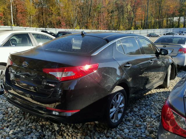 5XXGN4A6XCG064866 - 2012 KIA OPTIMA EX BLACK photo 4