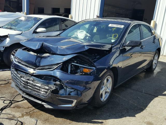 1G1ZB5ST4HF275720 - 2017 CHEVROLET MALIBU LS ლურჯი ფოტო 2