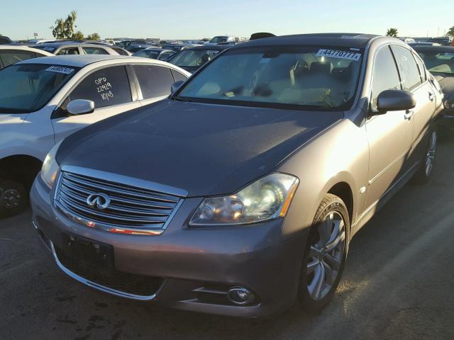 JNKCY01F99M850853 - 2009 INFINITI M35 GRAY photo 2