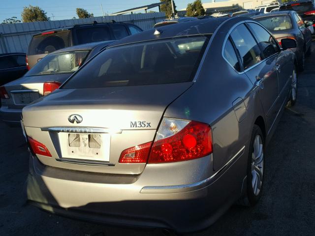 JNKCY01F99M850853 - 2009 INFINITI M35 GRAY photo 4