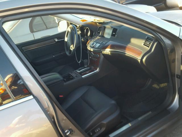 JNKCY01F99M850853 - 2009 INFINITI M35 GRAY photo 5