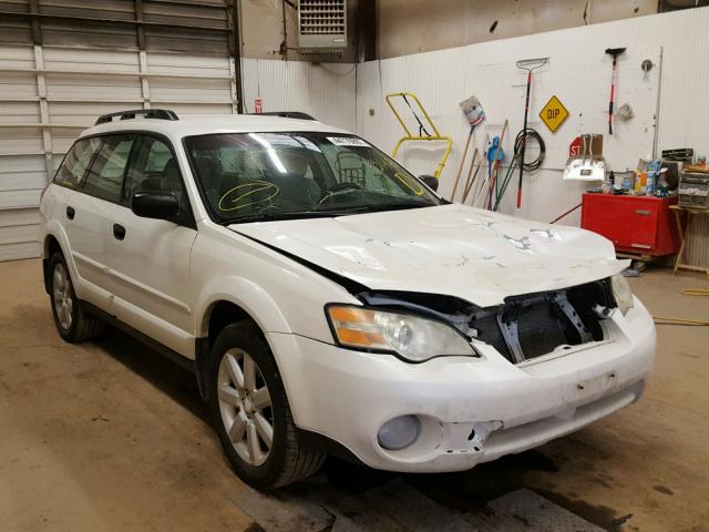 4S4BP61C877331986 - 2007 SUBARU LEGACY WHITE photo 1