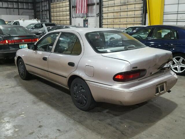 1Y1SK5265VZ442854 - 1997 GEO PRIZM BASE კრემისფერი ფოტო 3