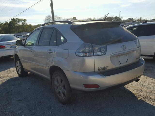 JTJHA31U040050063 - 2004 LEXUS RX SILVER photo 3