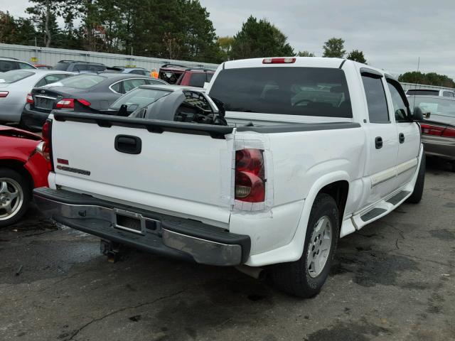 2GCEC13T561162504 - 2006 CHEVROLET SILVERADO WHITE photo 4