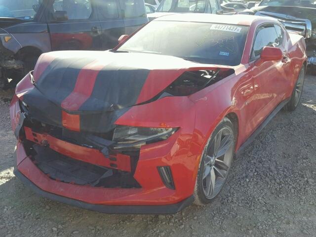 1G1FD1RSXG0182883 - 2016 CHEVROLET CAMARO LT RED photo 2